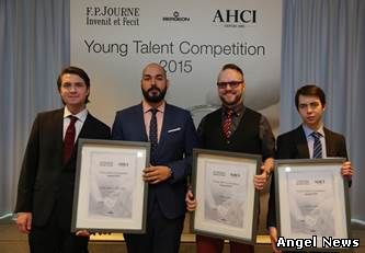F.P.Journe supports the AHCI young talents Awards Ceremony of The “Young Talent Competition” 2015