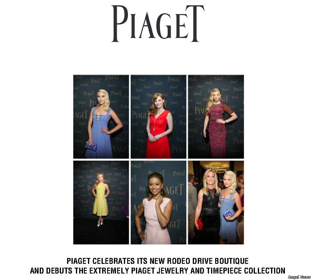 Jessica Chastain deslumbra em Nova coleção extremamente Piaget Piaget 